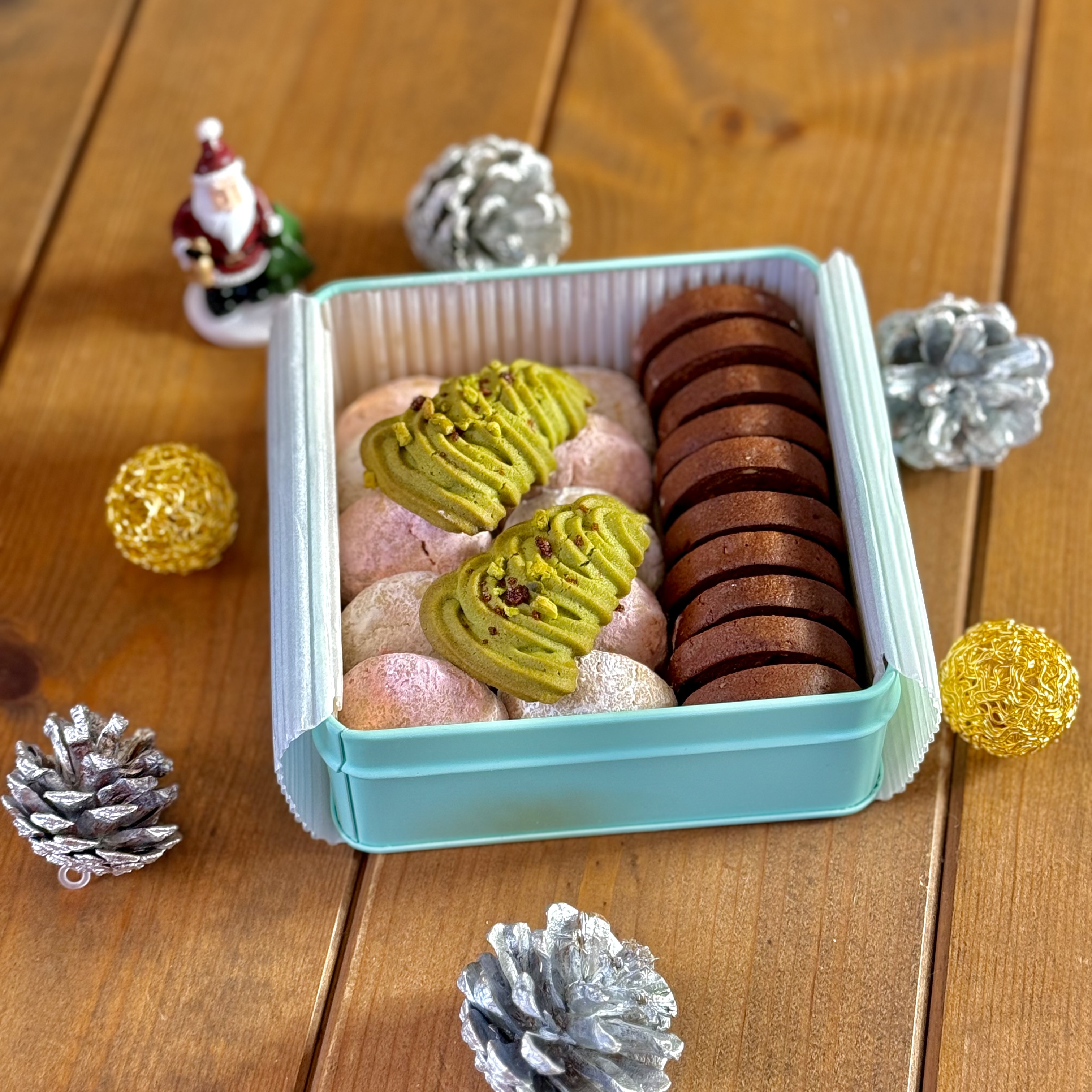 ◇Xmas限定◇ホリデークッキー缶